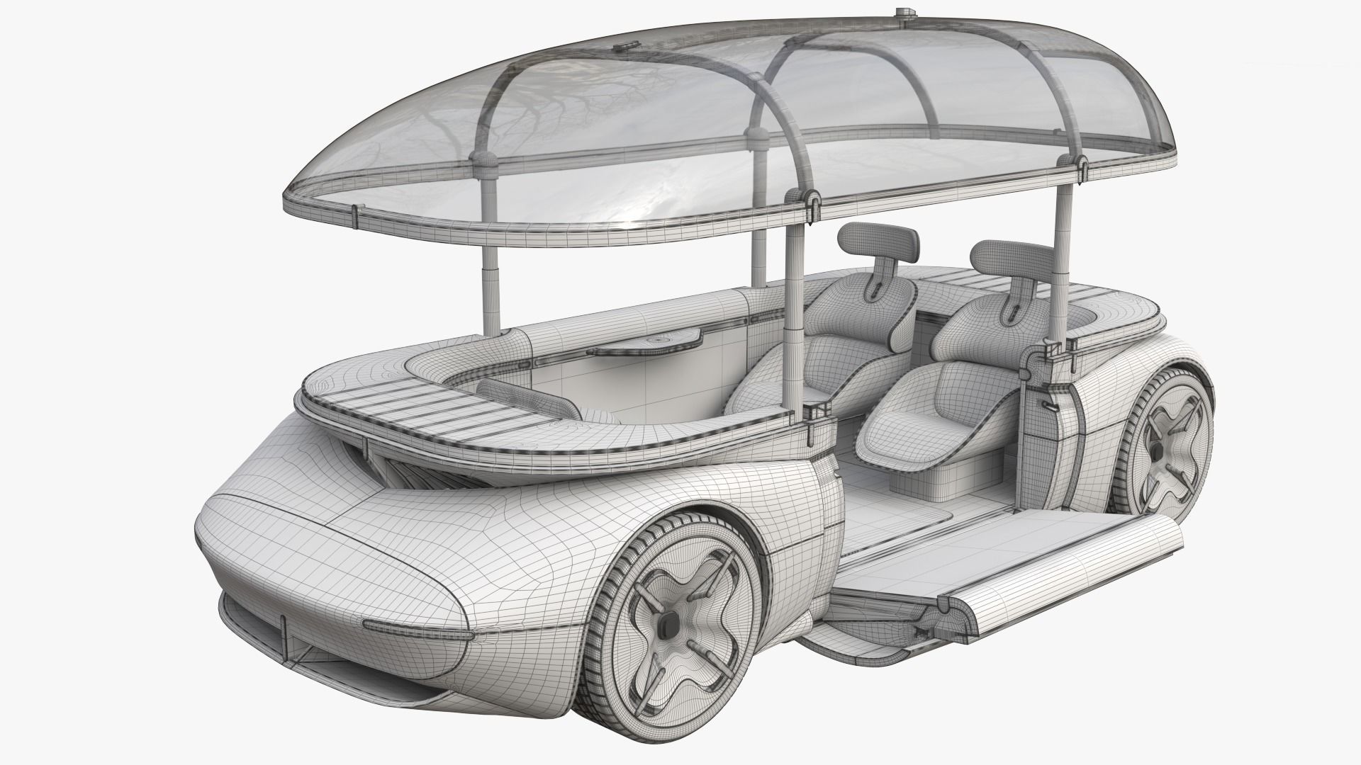 Asahi Kasei AKXY2 Concept Car 3D model_6