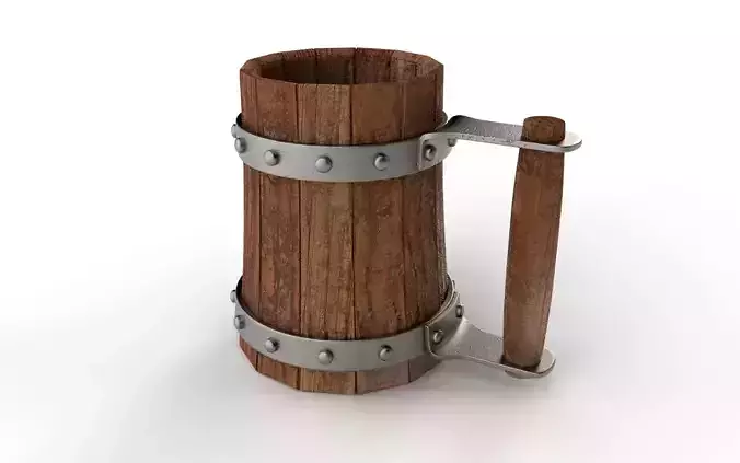 Wooden mug