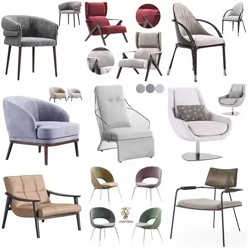 Armchairs velvet dining chair