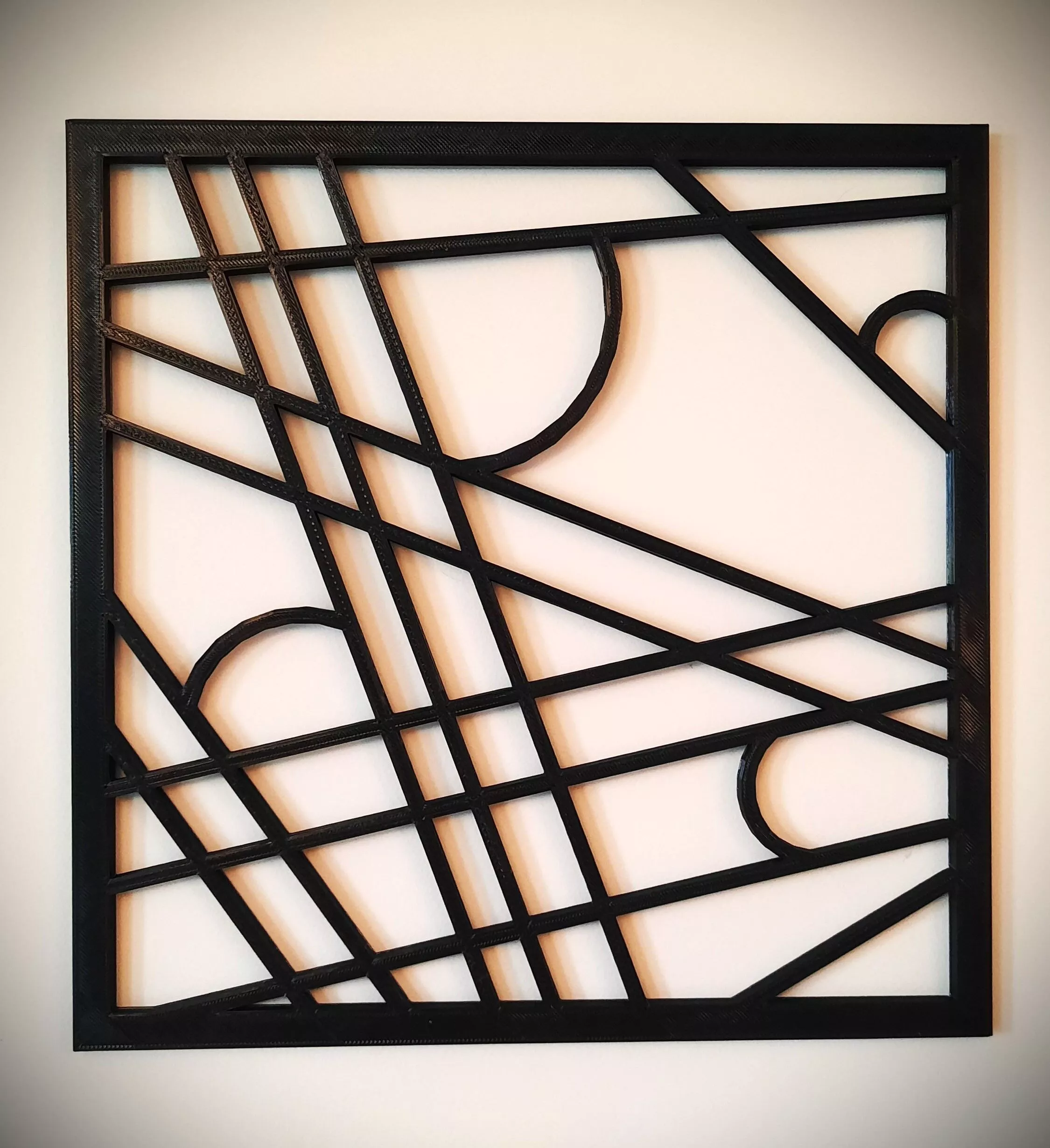 Wall Decor Lines - 4 Arch 3D print model