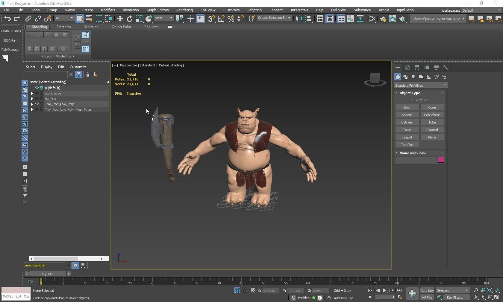 Troll Rody Low-poly 3D model_15