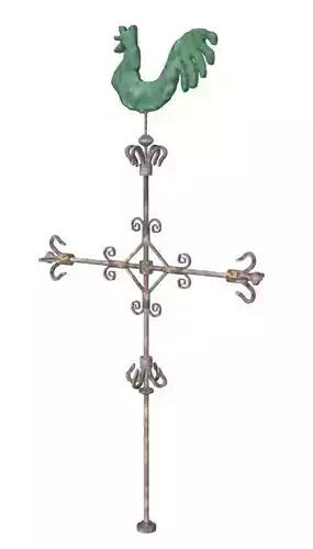 Girouette Eglise - Church weathercock Midle Ages