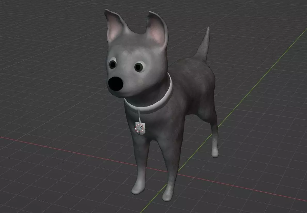 its a dog 3D model_0