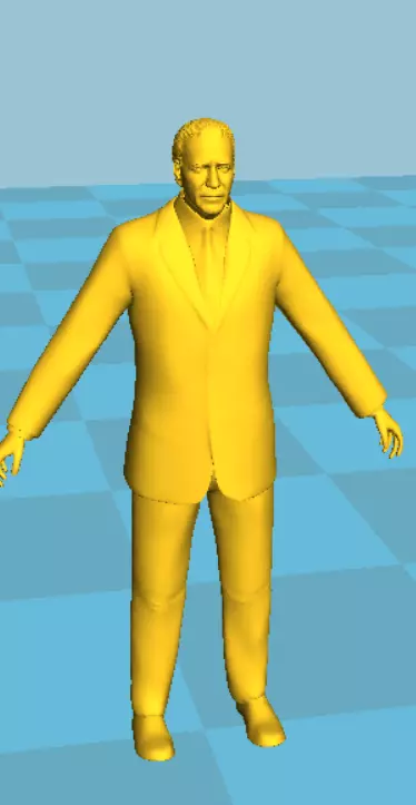 biden man in suit Free 3D print model_0