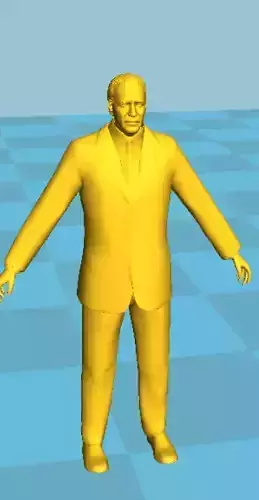 biden man in suit Free 3D print model