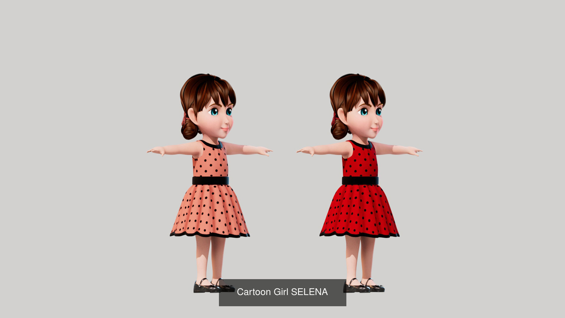 Cartoon Family 3D Model Collection_3