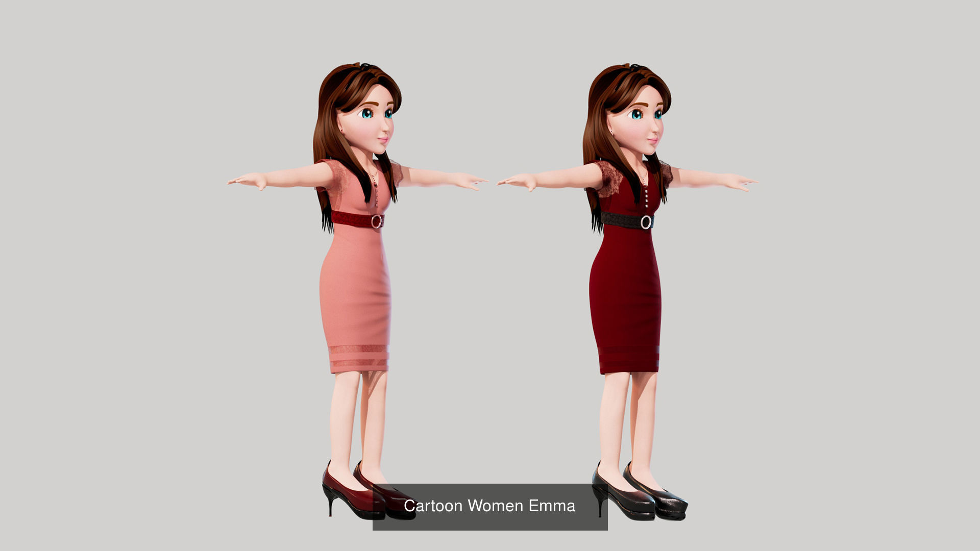 Cartoon Family 3D Model Collection_5