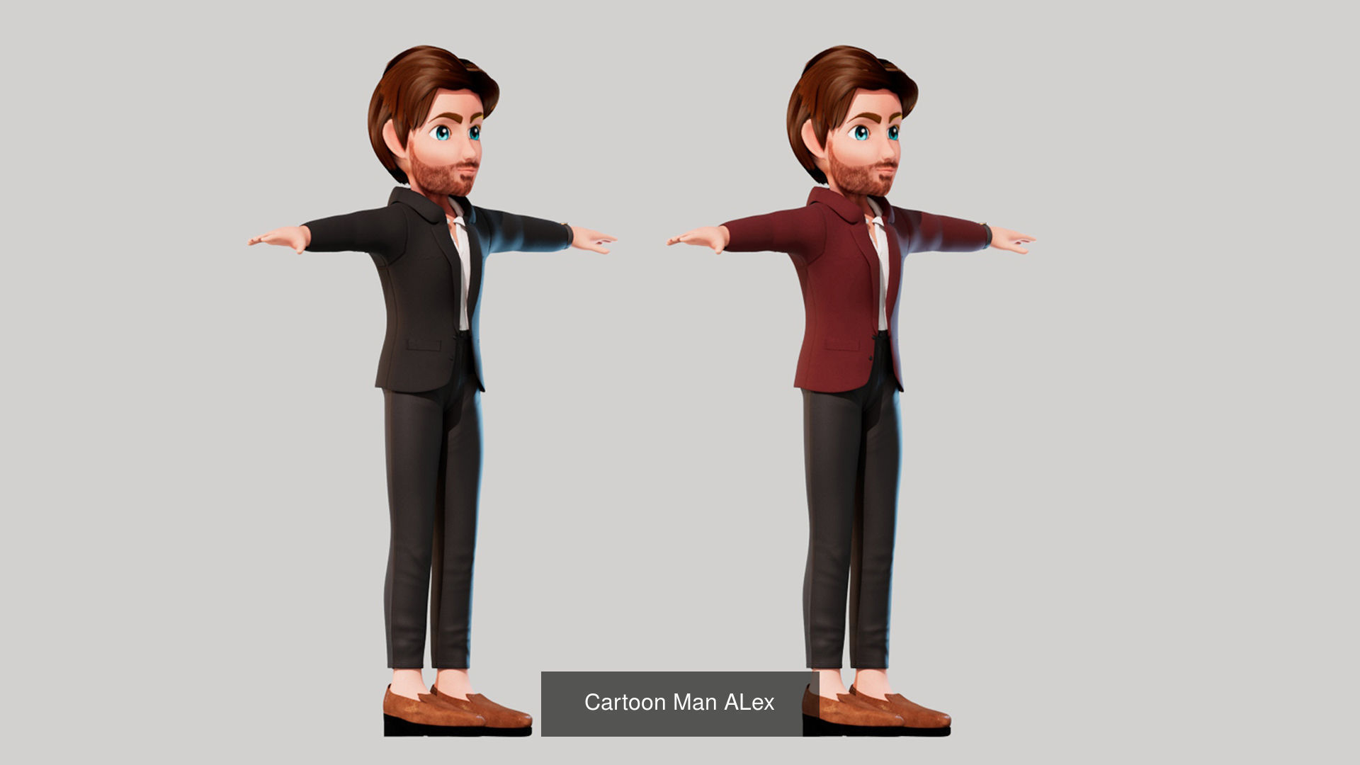 Cartoon Family 3D Model Collection_6