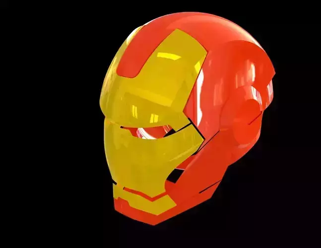 Helmet Iron Man Mark 2 SolidWorks 3D model