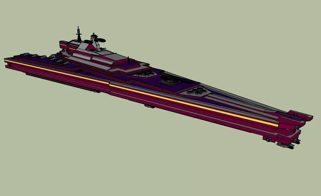 Angular - destroyer class Free 3D model