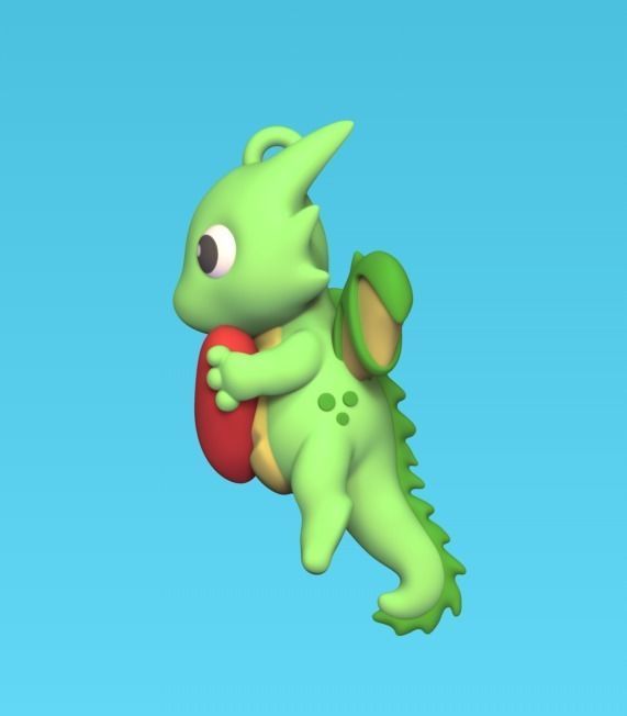 Dragon Heart 3D print model_2