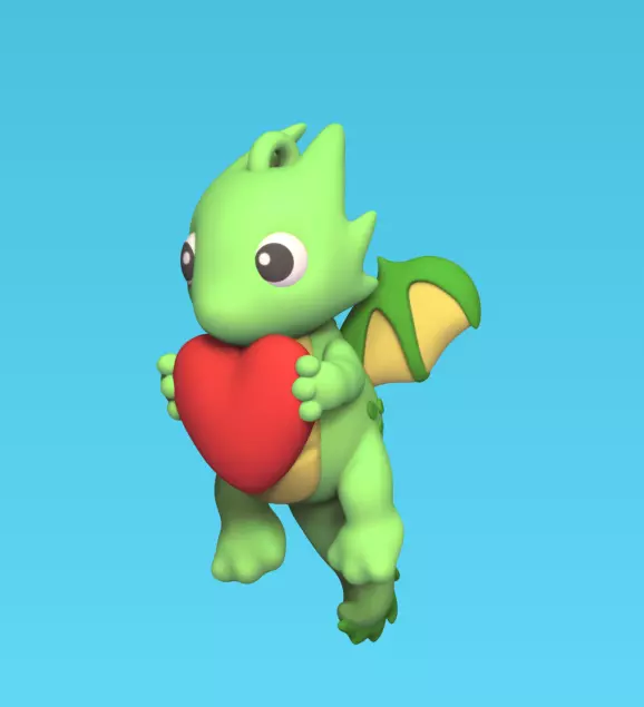 Dragon Heart 3D print model_0