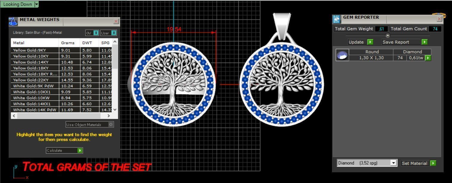 Tree of Life Half Set 3D print model_3