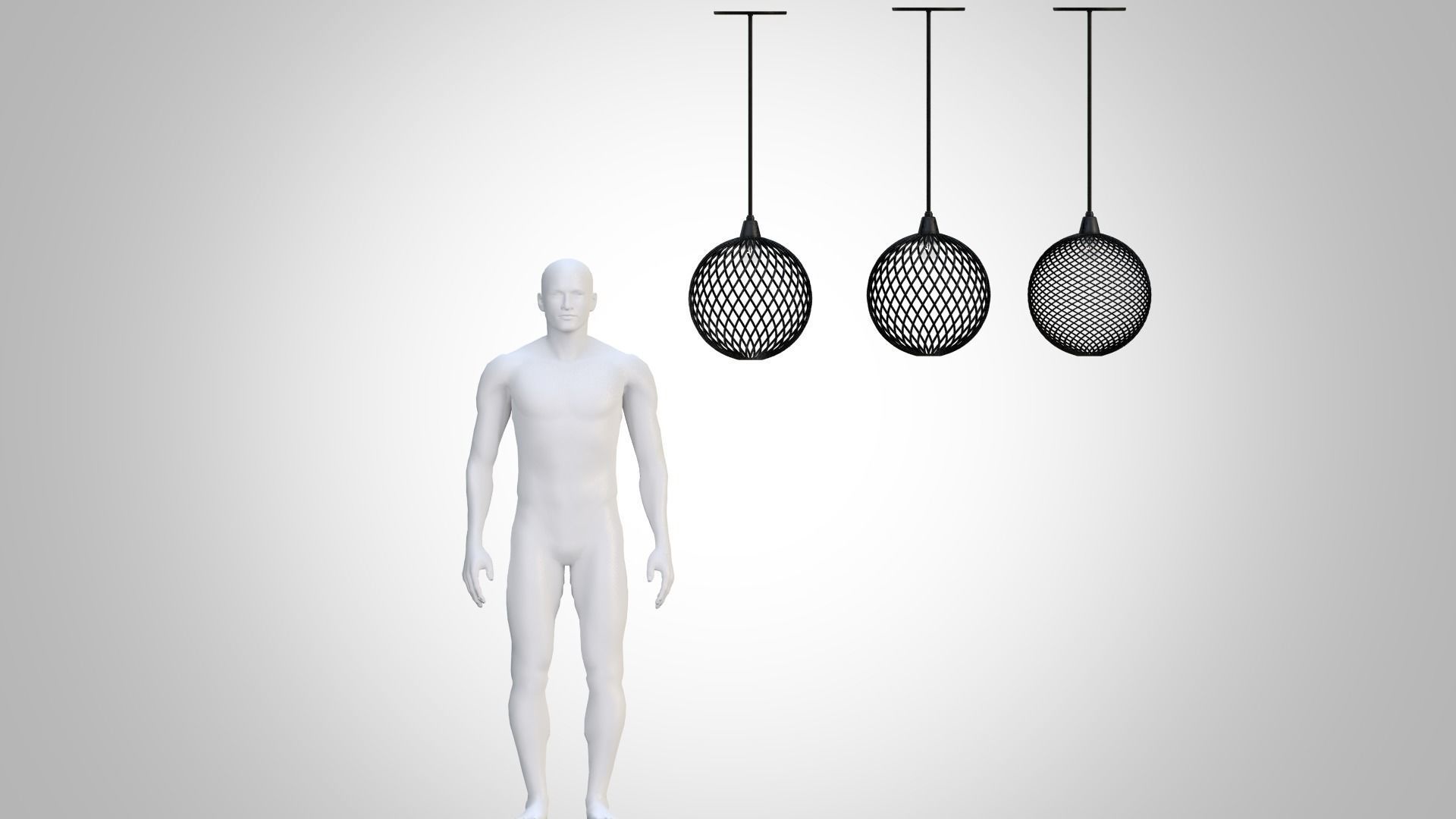 Modern ceiling lamps 3D model_8