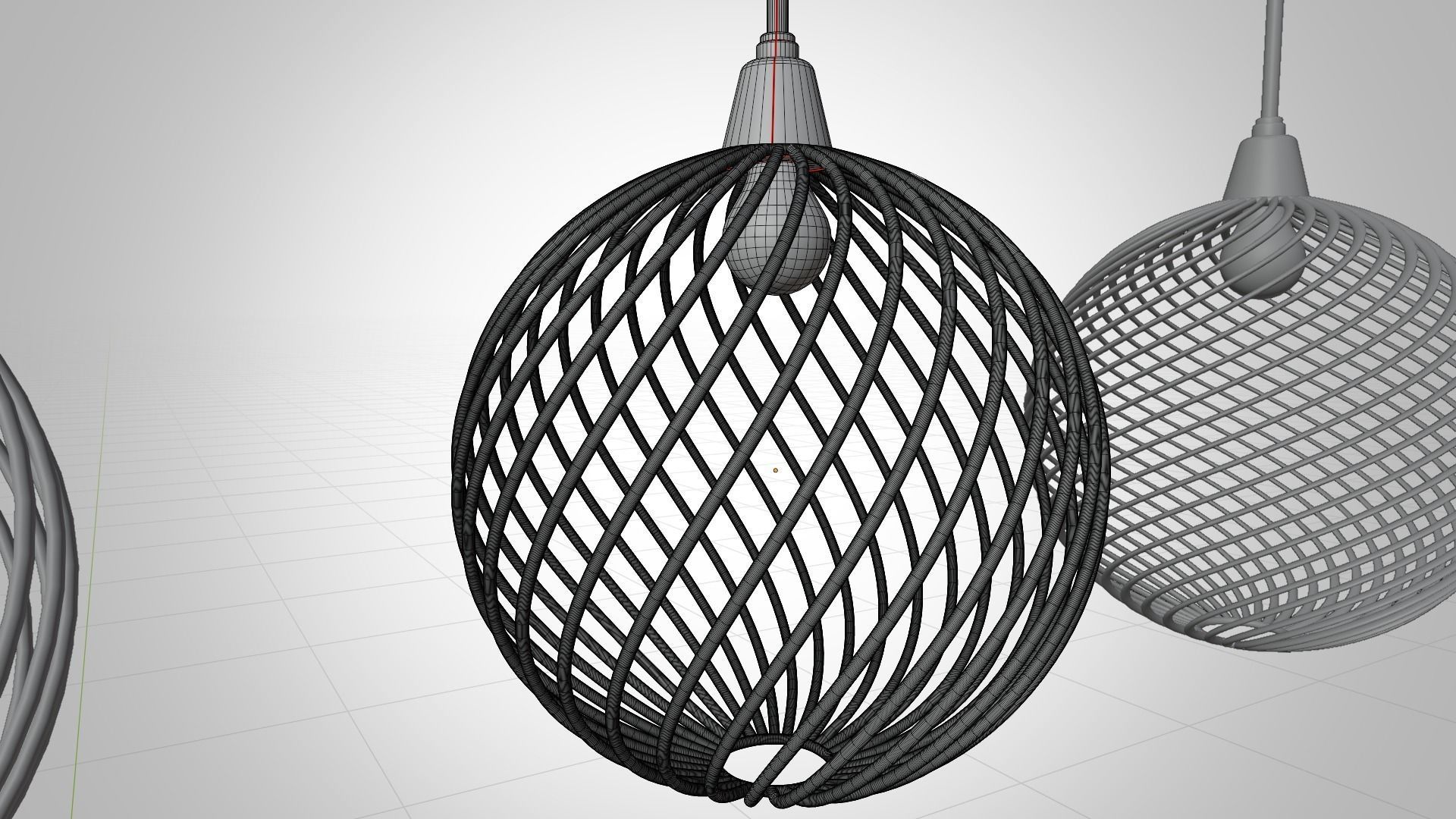 Modern ceiling lamps 3D model_10