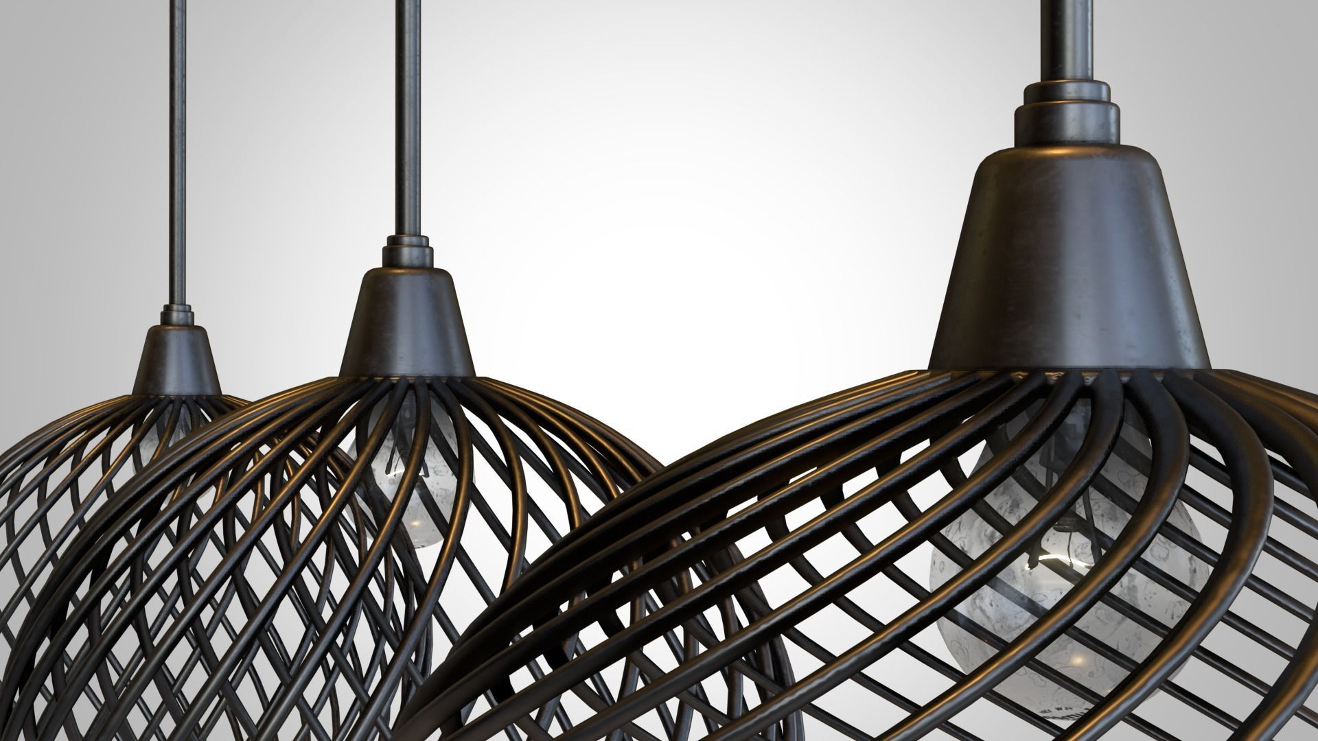 Modern ceiling lamps 3D model_6
