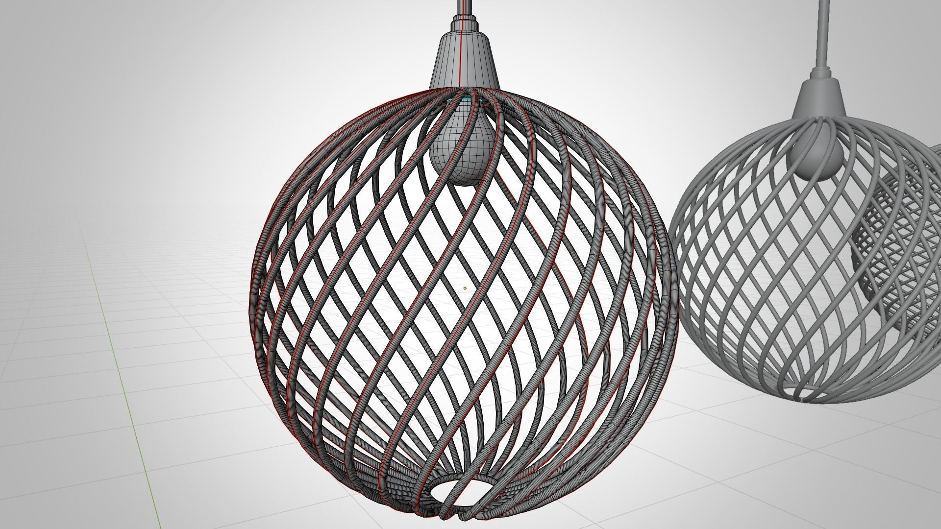 Modern ceiling lamps 3D model_11