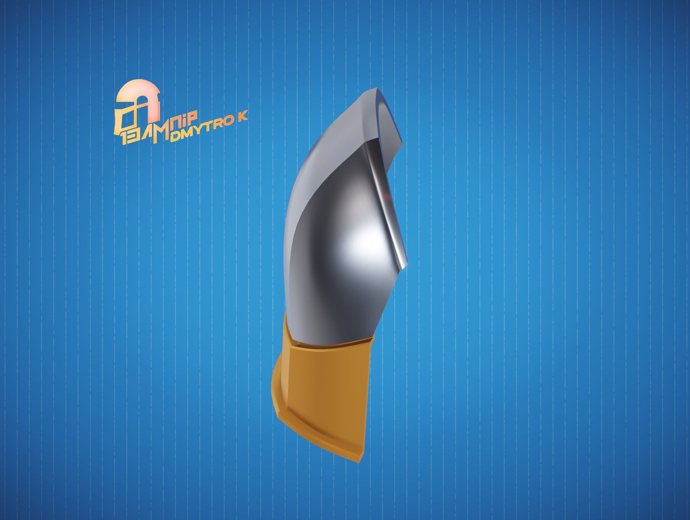 Custom Mandalorian Shoulder Armor 3 3D print model_4