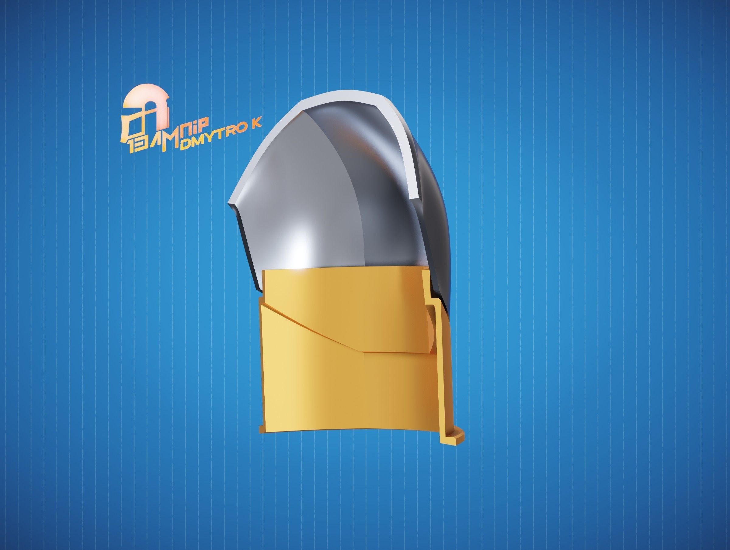 Custom Mandalorian Shoulder Armor 3 3D print model_9