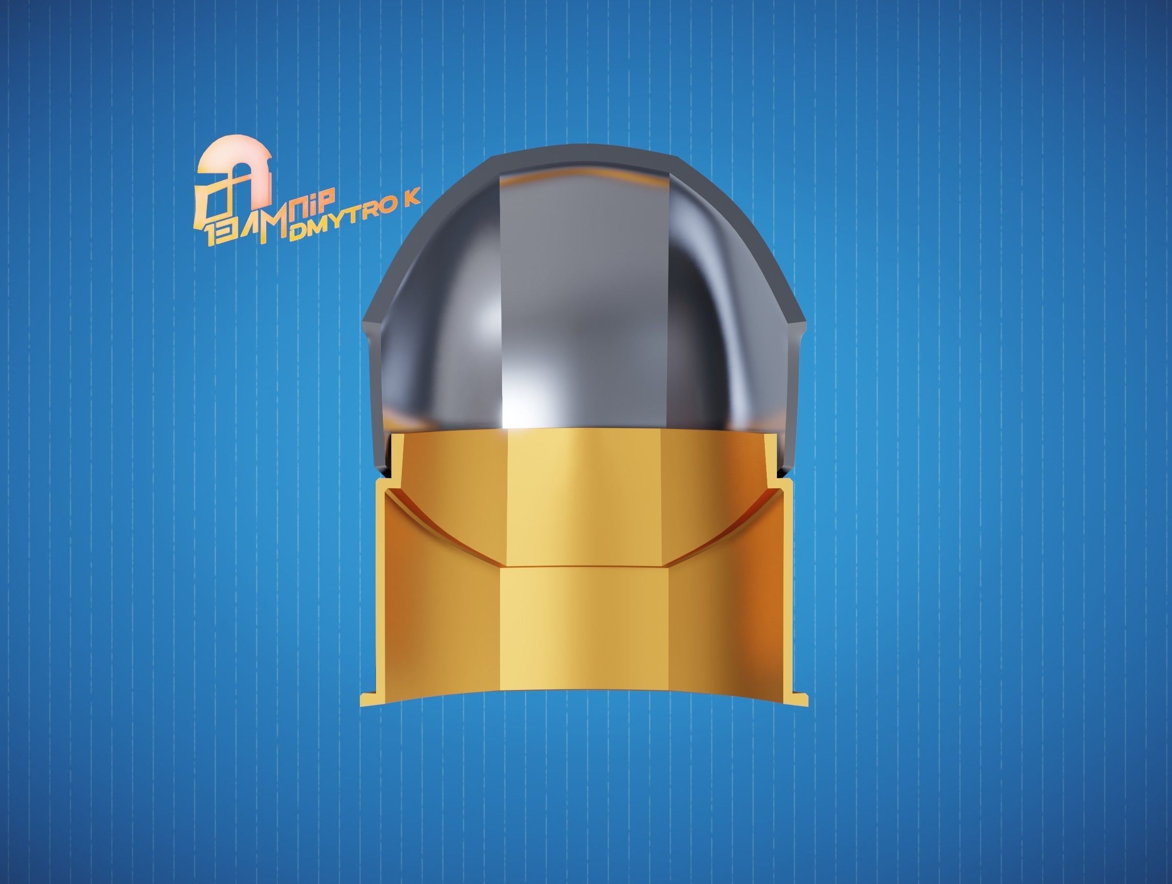 Custom Mandalorian Shoulder Armor 3 3D print model_8