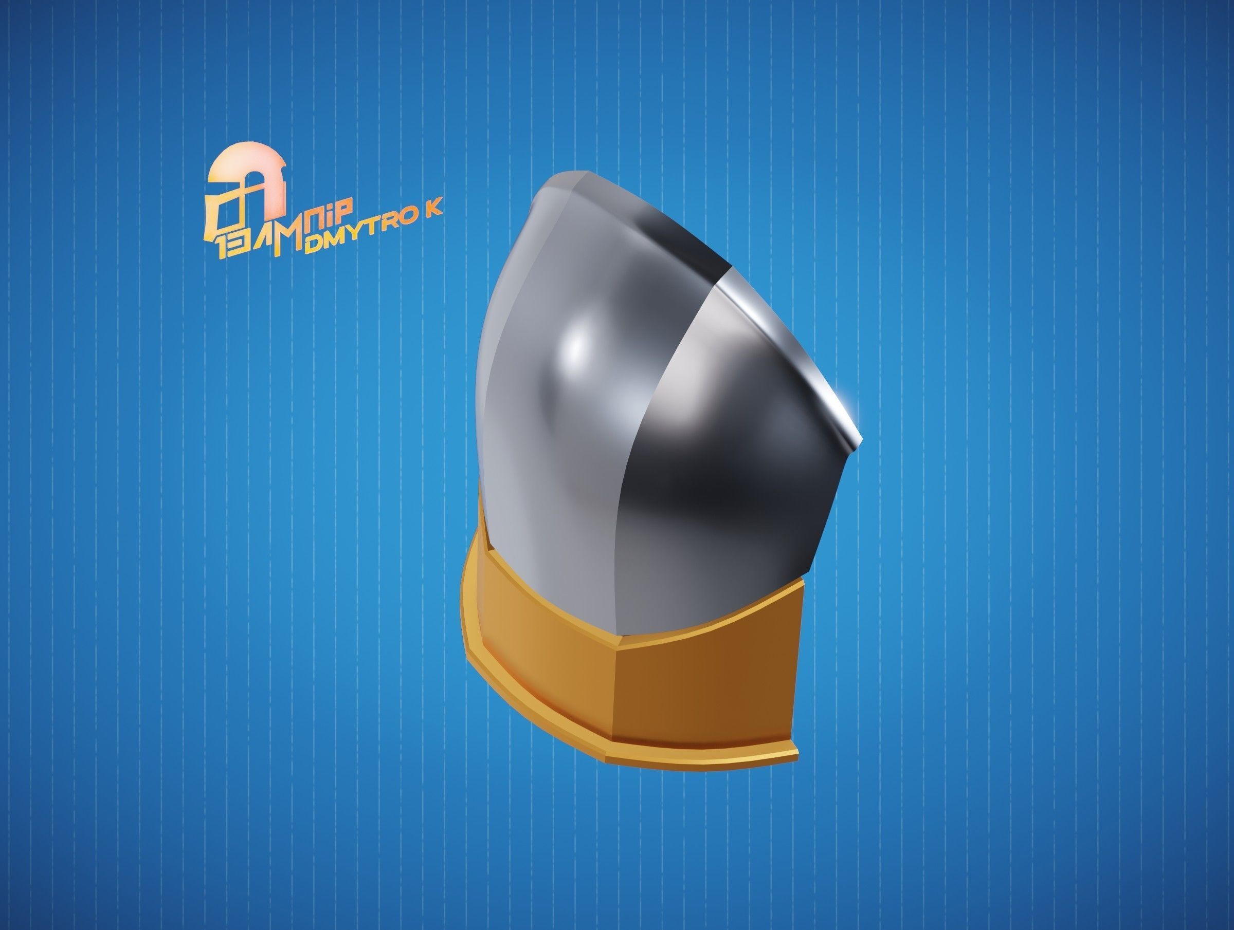 Custom Mandalorian Shoulder Armor 3 3D print model_2