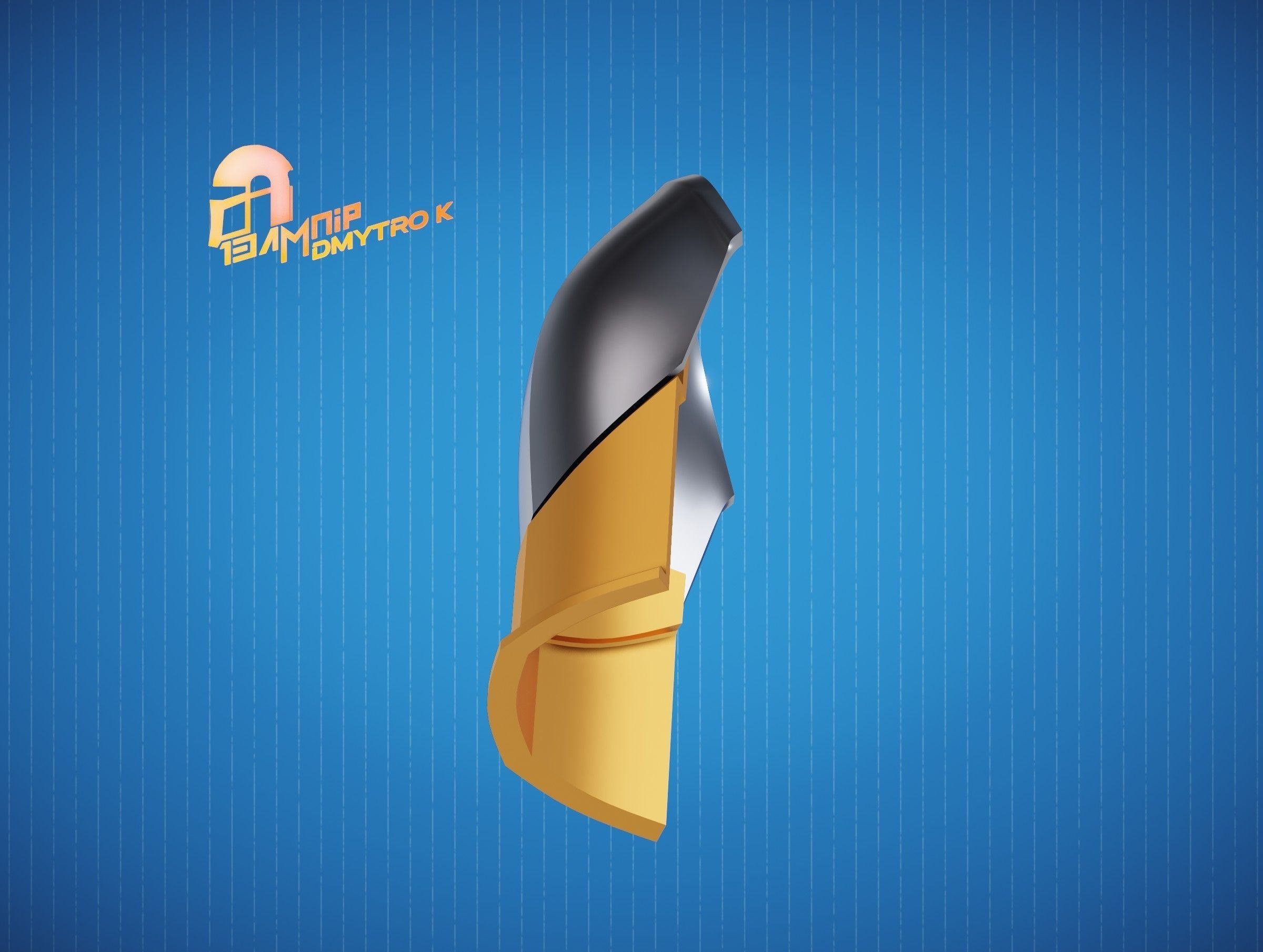 Custom Mandalorian Shoulder Armor 3 3D print model_5