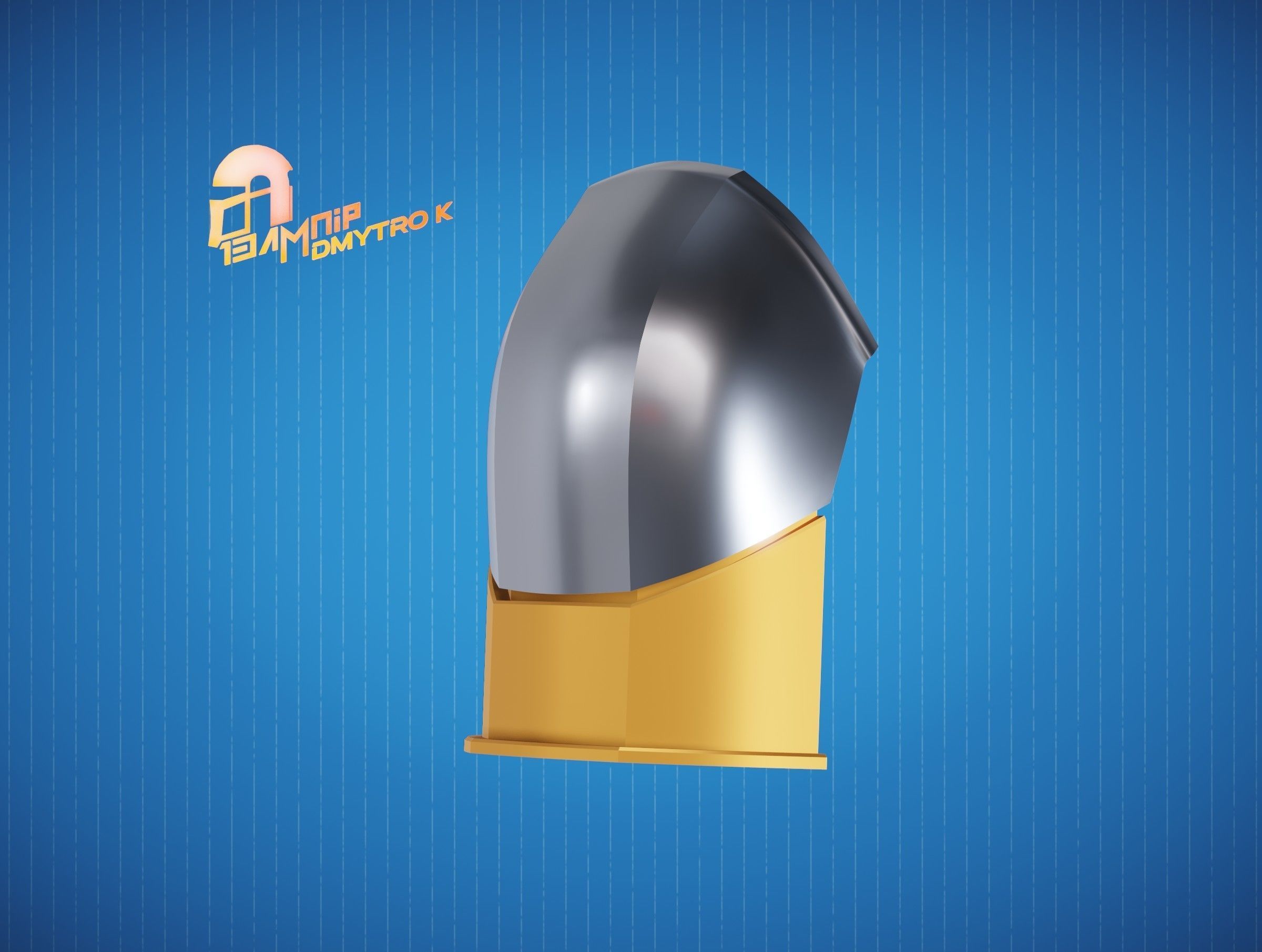 Custom Mandalorian Shoulder Armor 3 3D print model_1