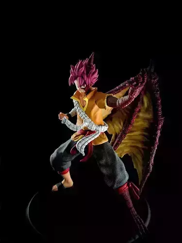 FAN ART - Fairy Tail -  Natsu Dragneel Dragon Form 3D print model