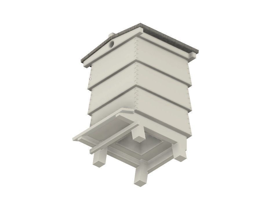 Model Railway - Beehives 3D print model_7
