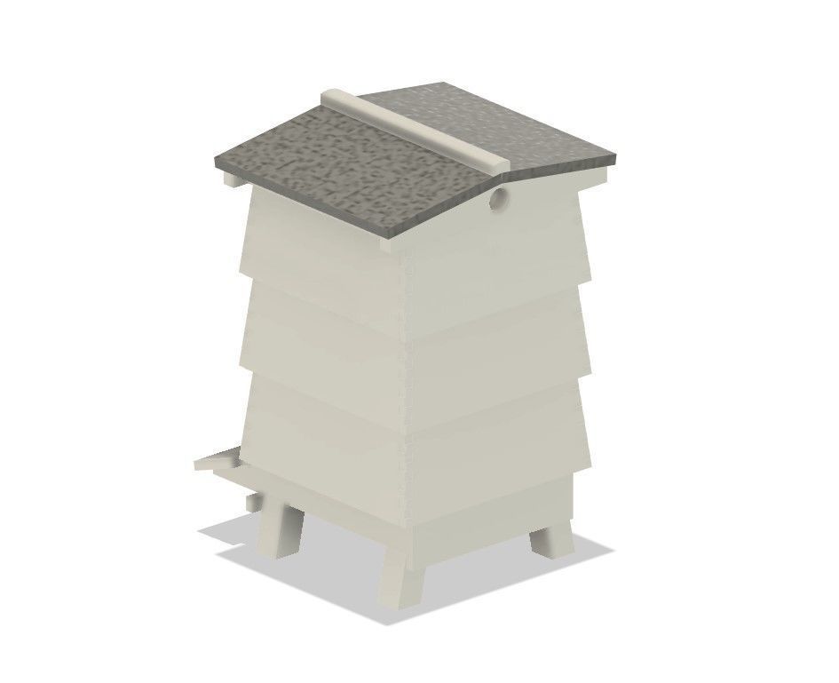 Model Railway - Beehives 3D print model_4