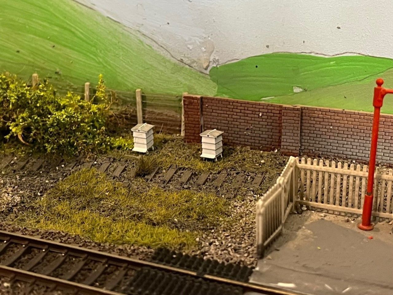 Model Railway - Beehives 3D print model_2