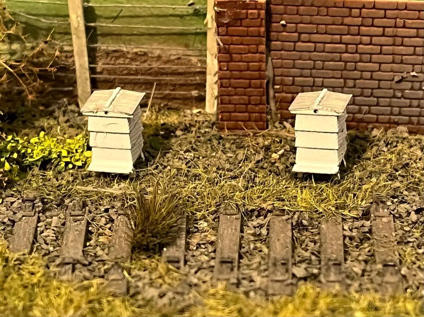 Model Railway - Beehives 3D print model_0
