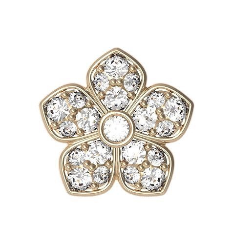 Flower bangle part 3D print model