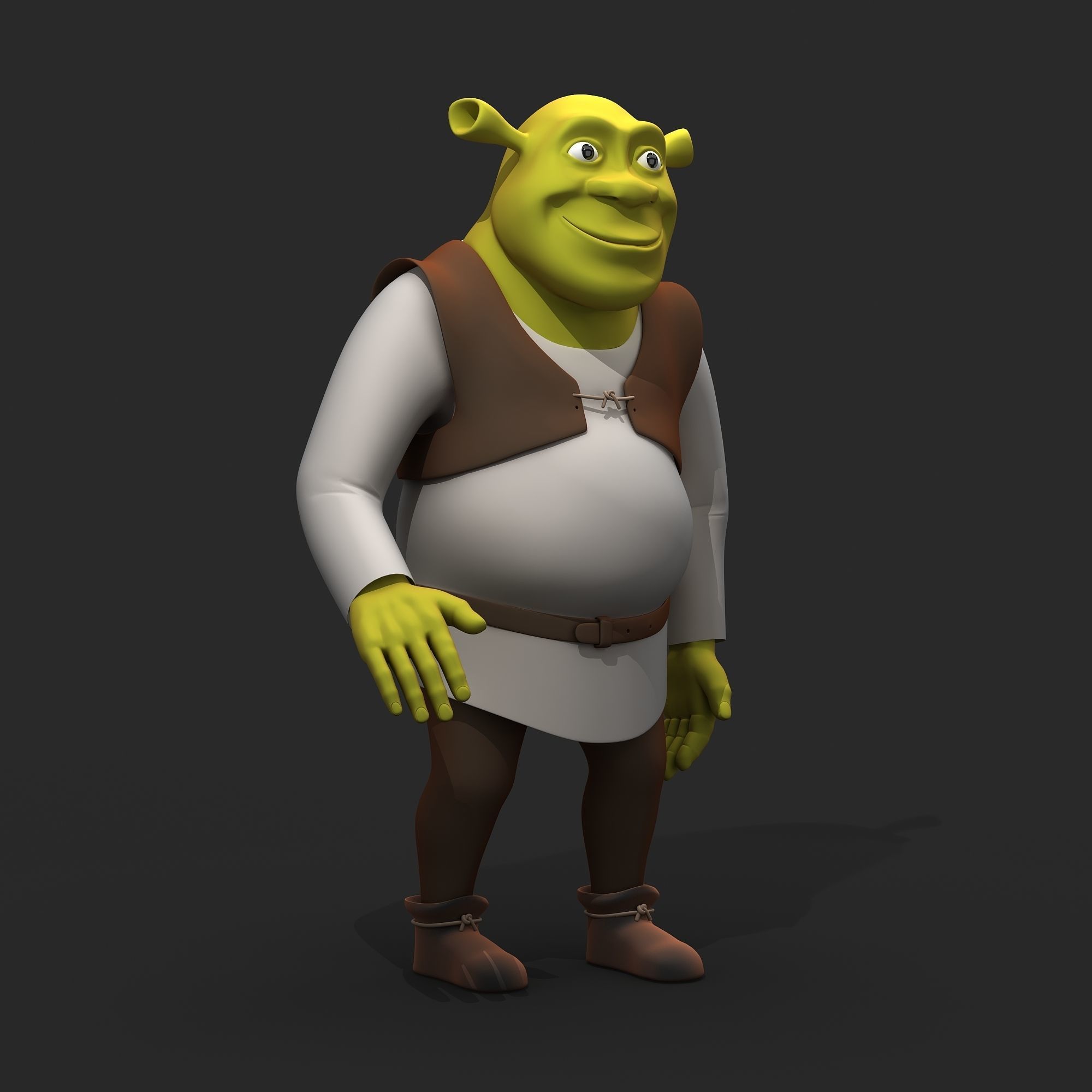 Shrek character 3D model_1