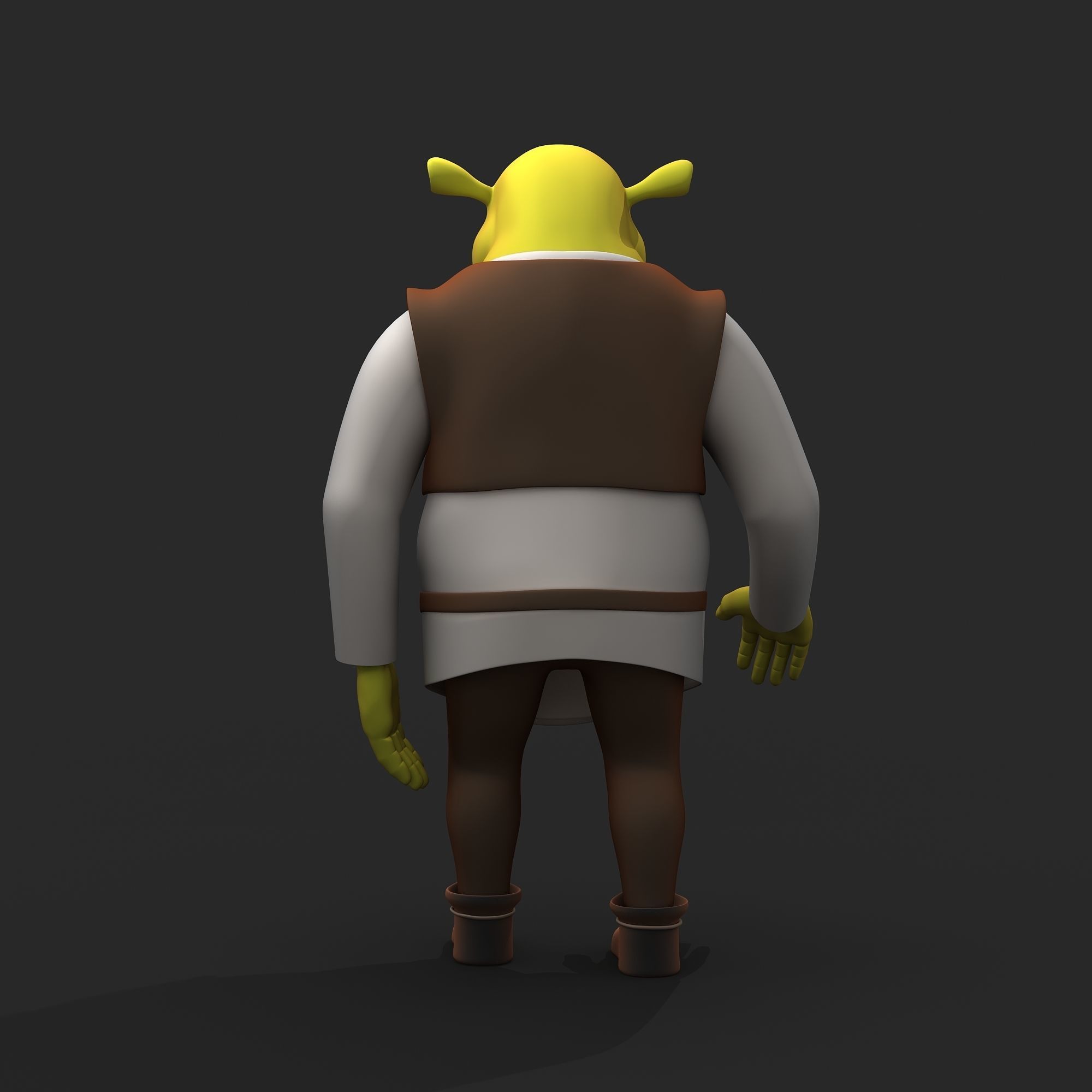 Shrek character 3D model_6