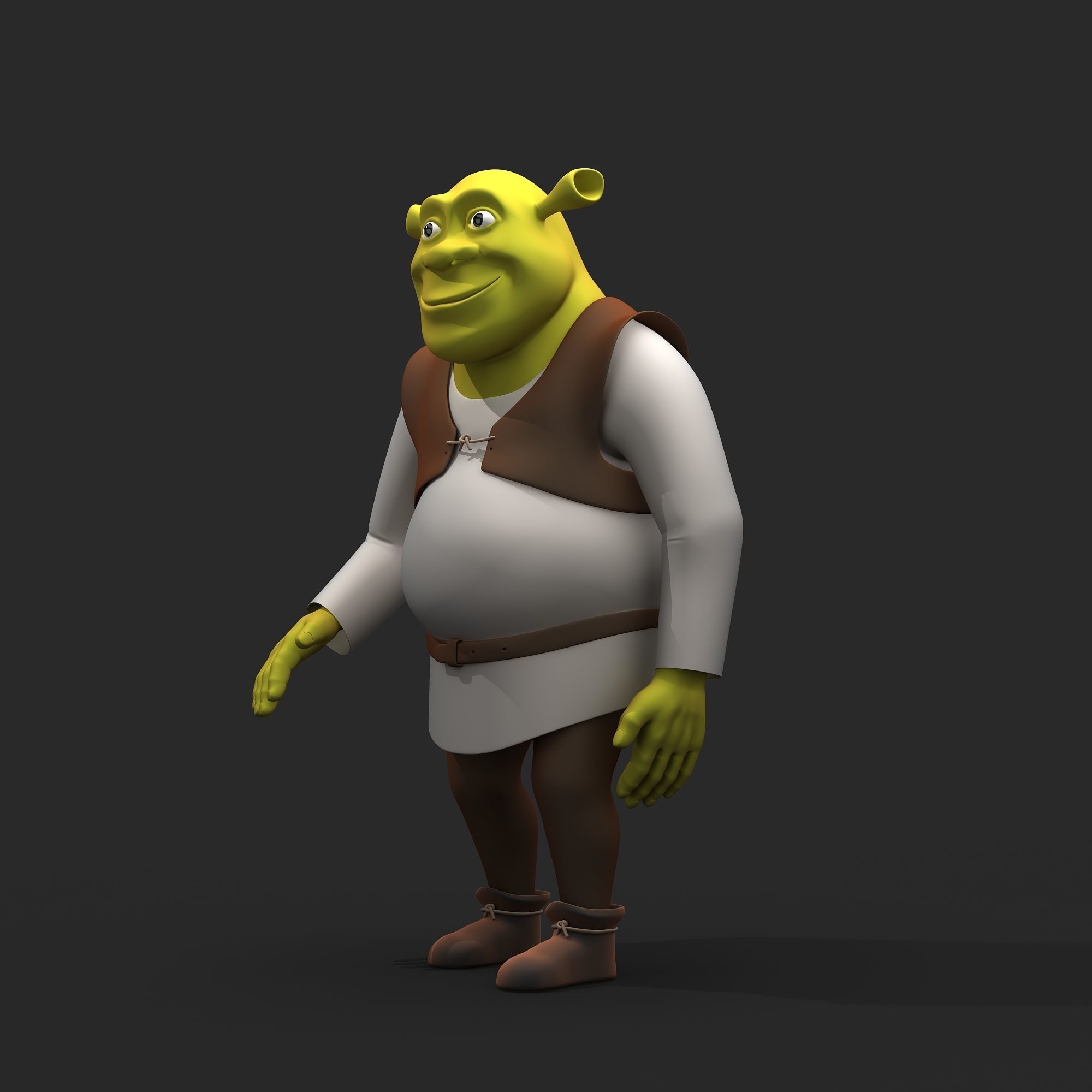 Shrek character 3D model_3