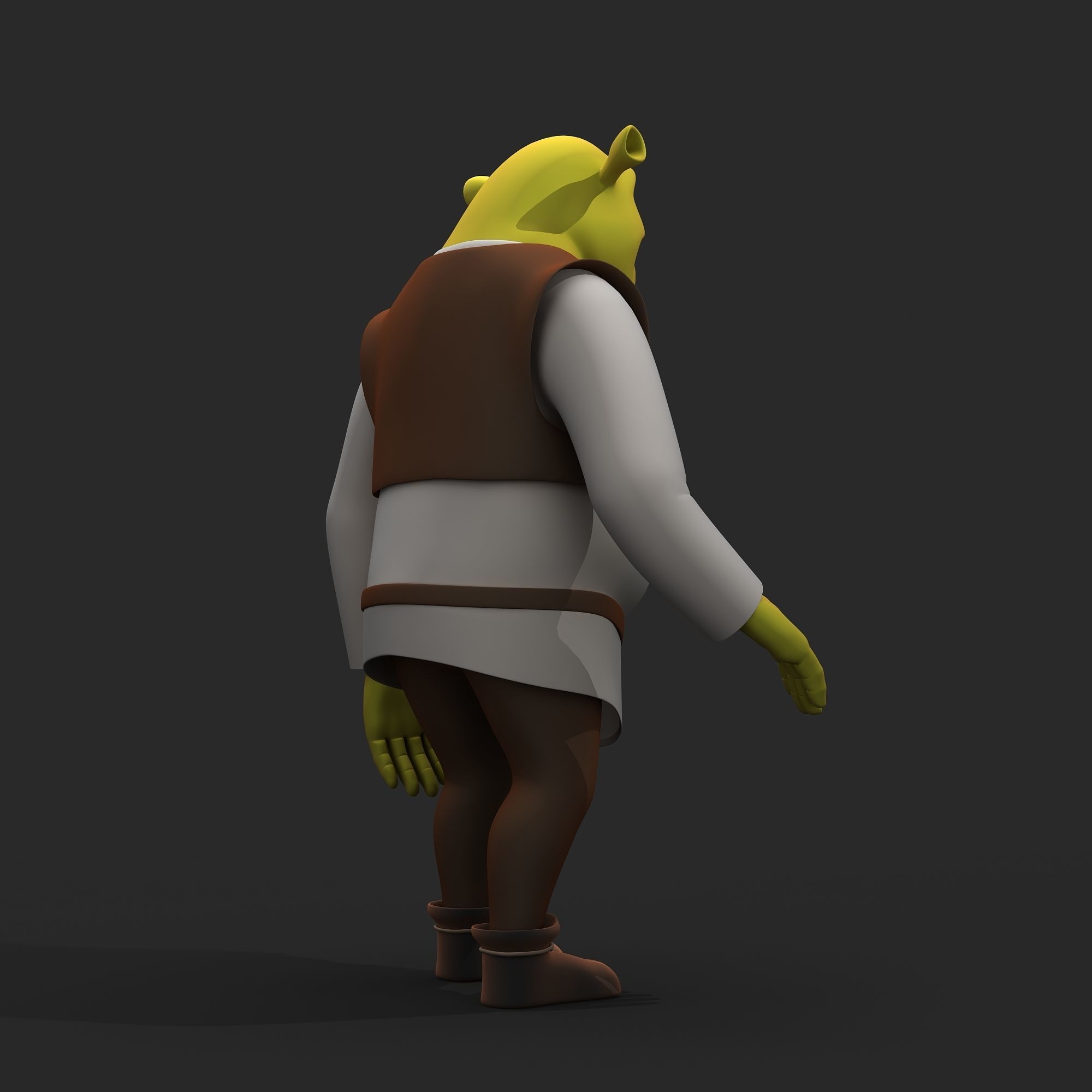 Shrek character 3D model_5