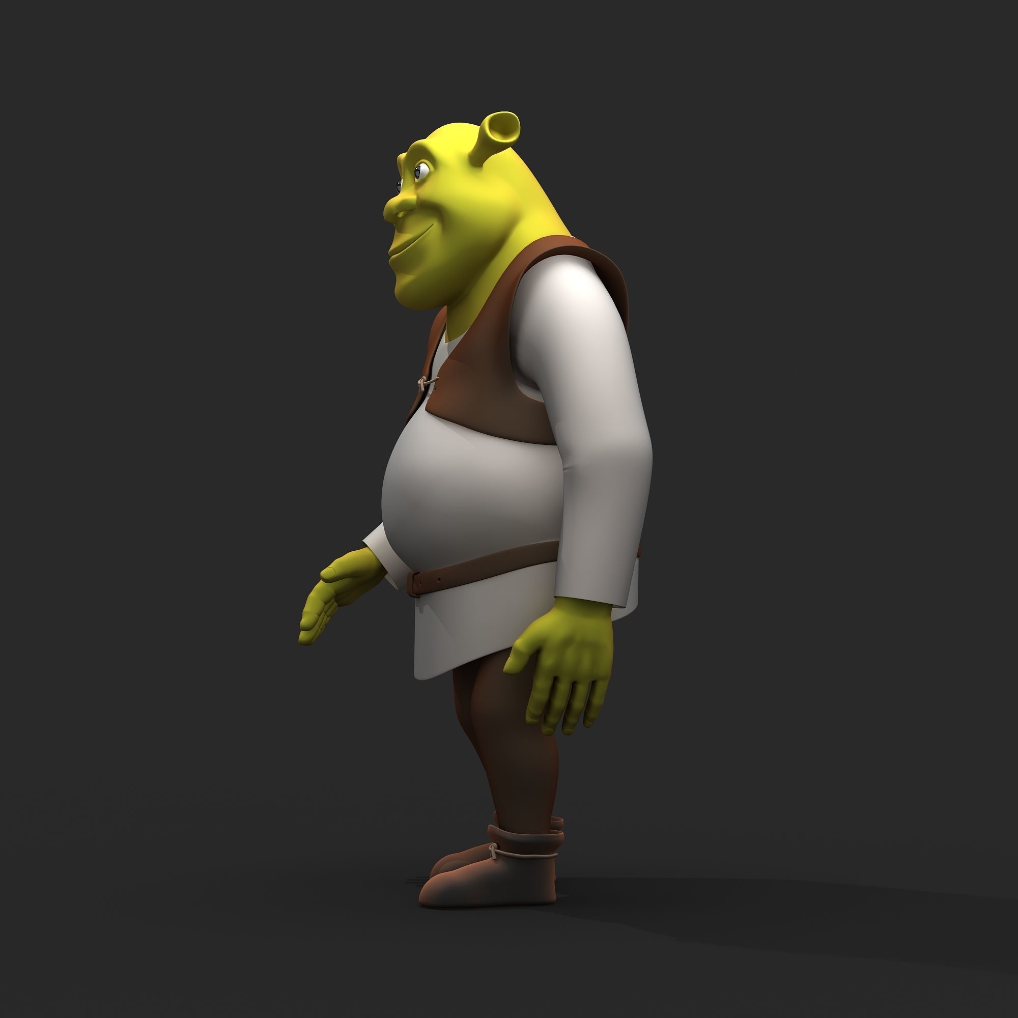 Shrek character 3D model_8