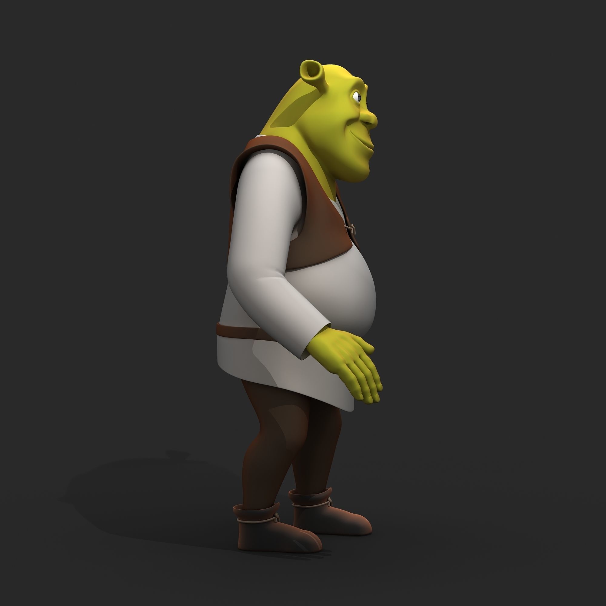 Shrek character 3D model_7