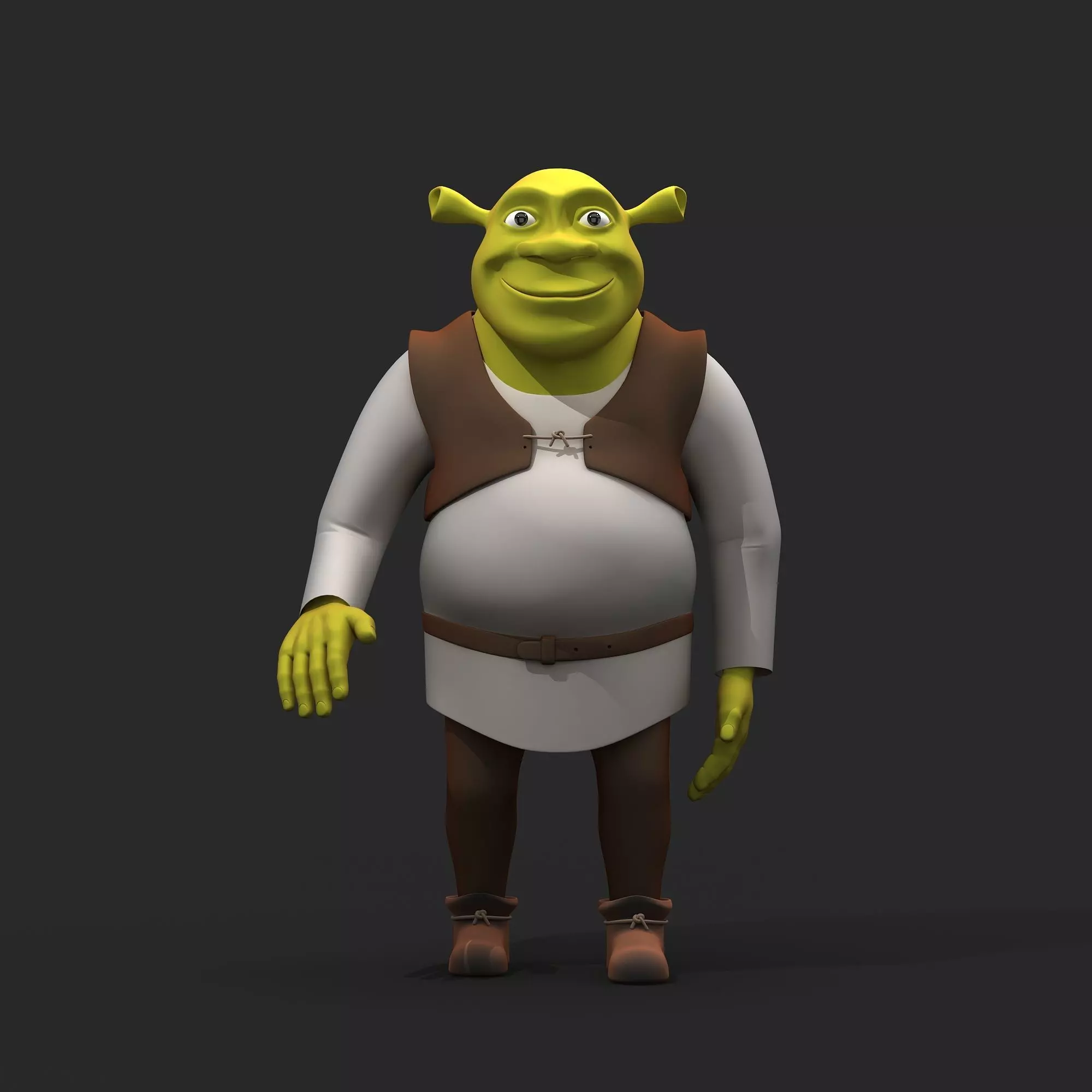 Shrek character 3D model_0