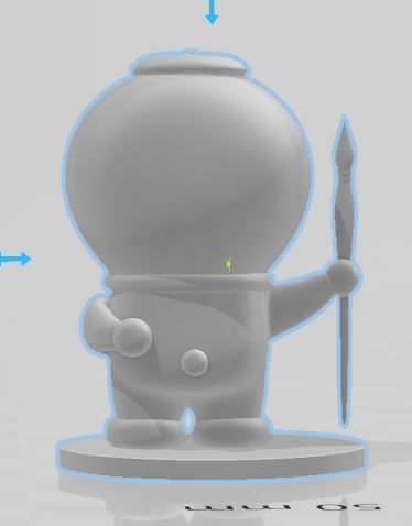 Doraemon - Painter Model 3D print model_3