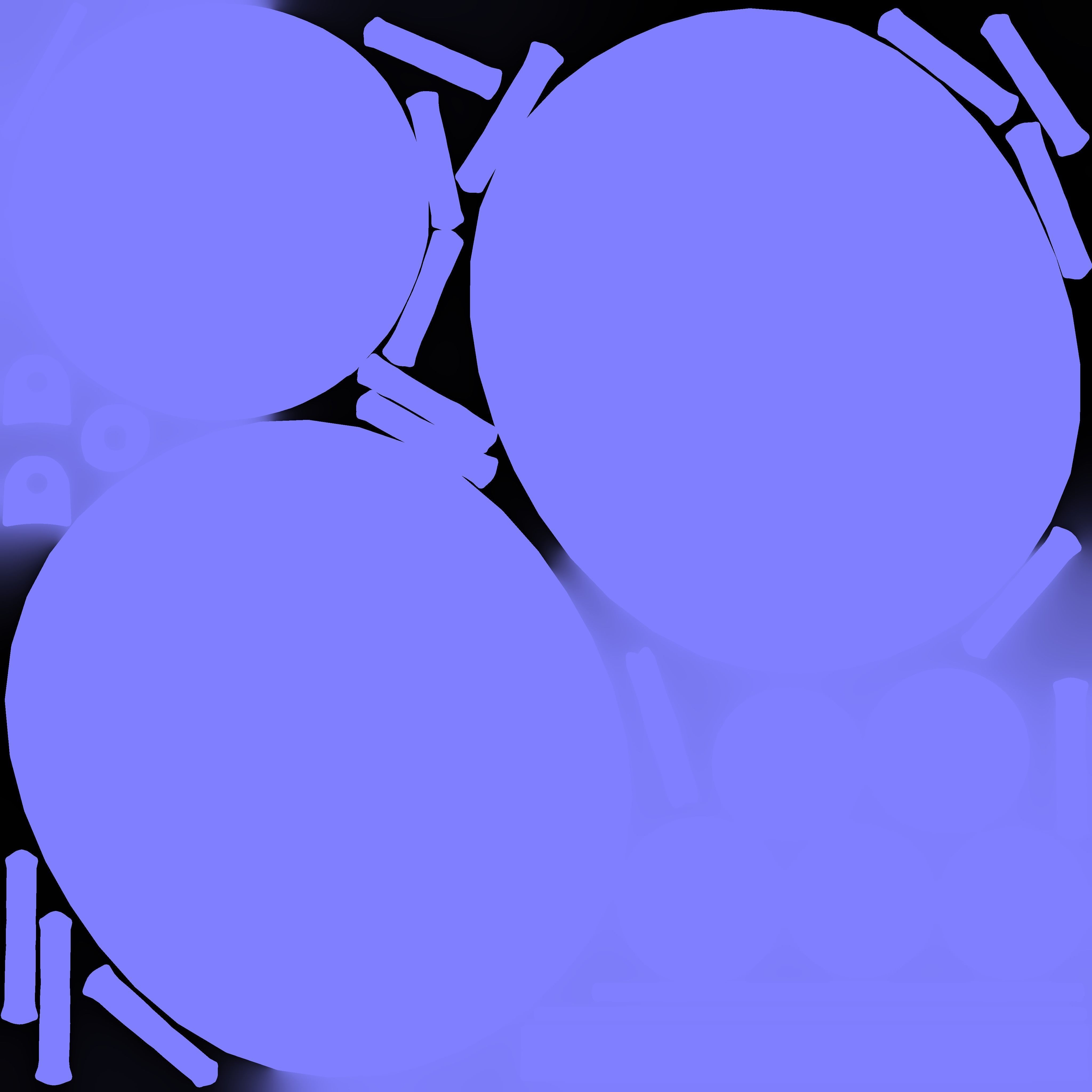 Old Military Flask 3D model_25