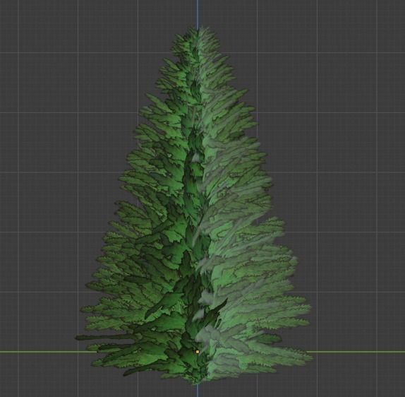 TREE 3D MODEL christmas 3D model_2