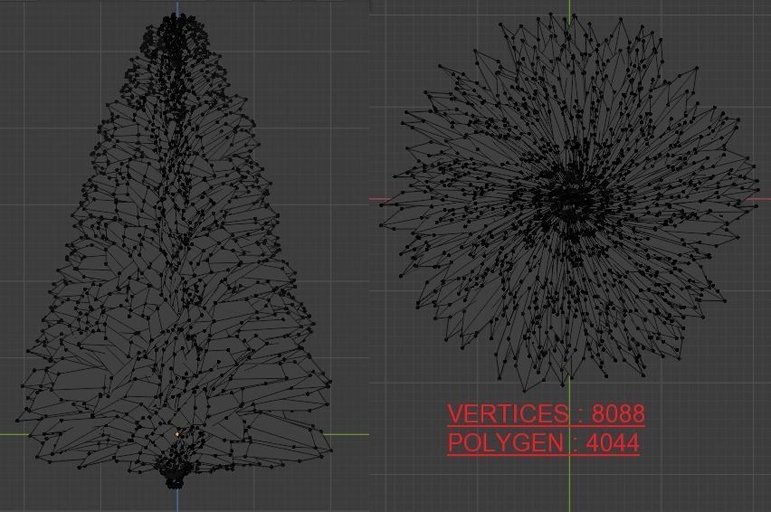 TREE 3D MODEL christmas 3D model_8