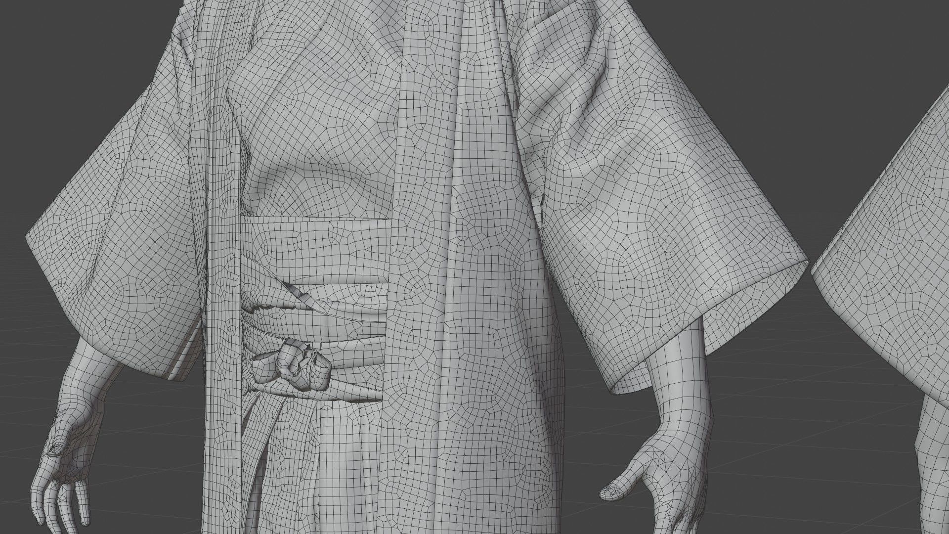 MEDIEVAL Japanese People Rigged 3D model_16