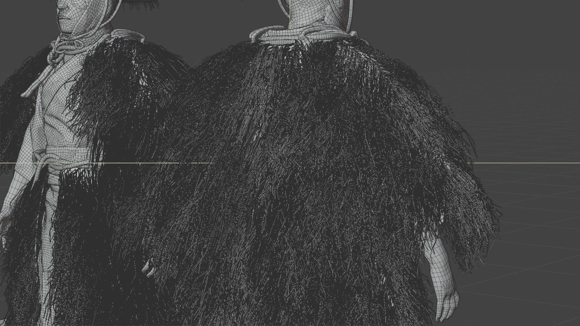 MEDIEVAL Japanese People Rigged 3D model_42