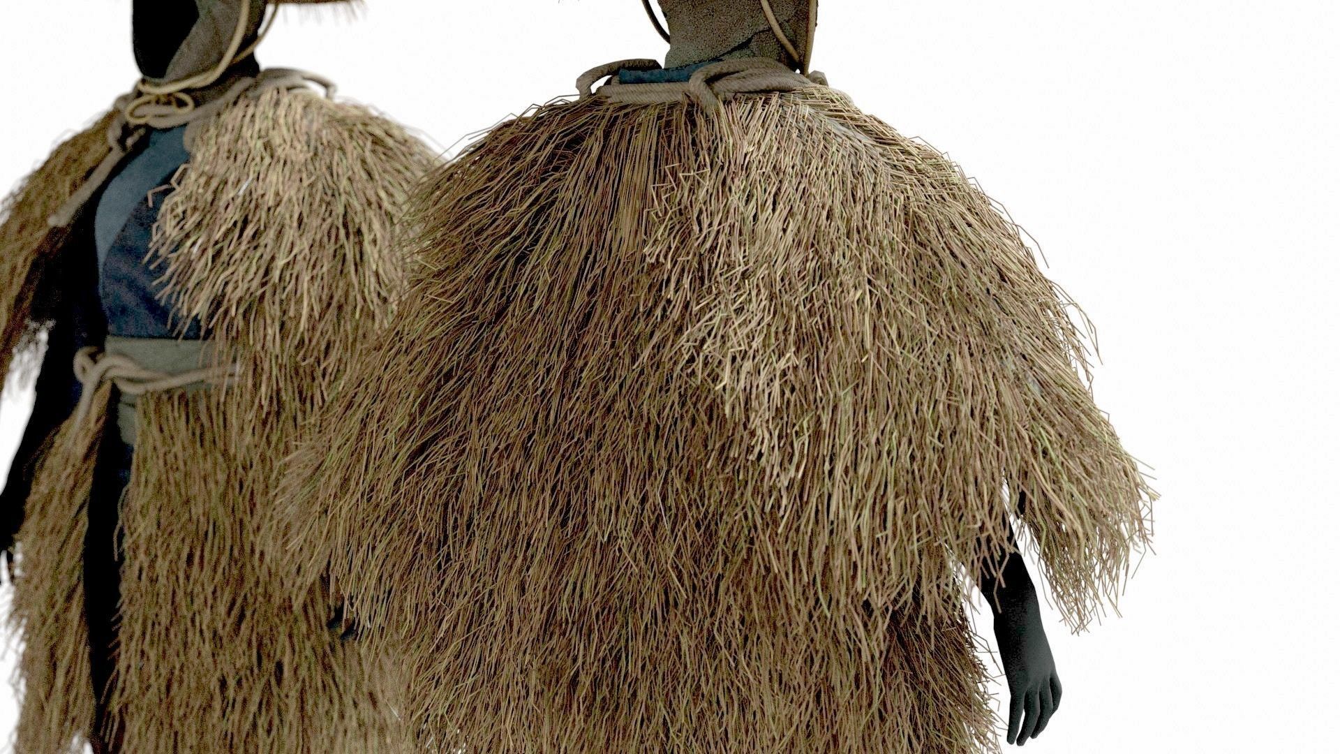 MEDIEVAL Japanese People Rigged 3D model_36