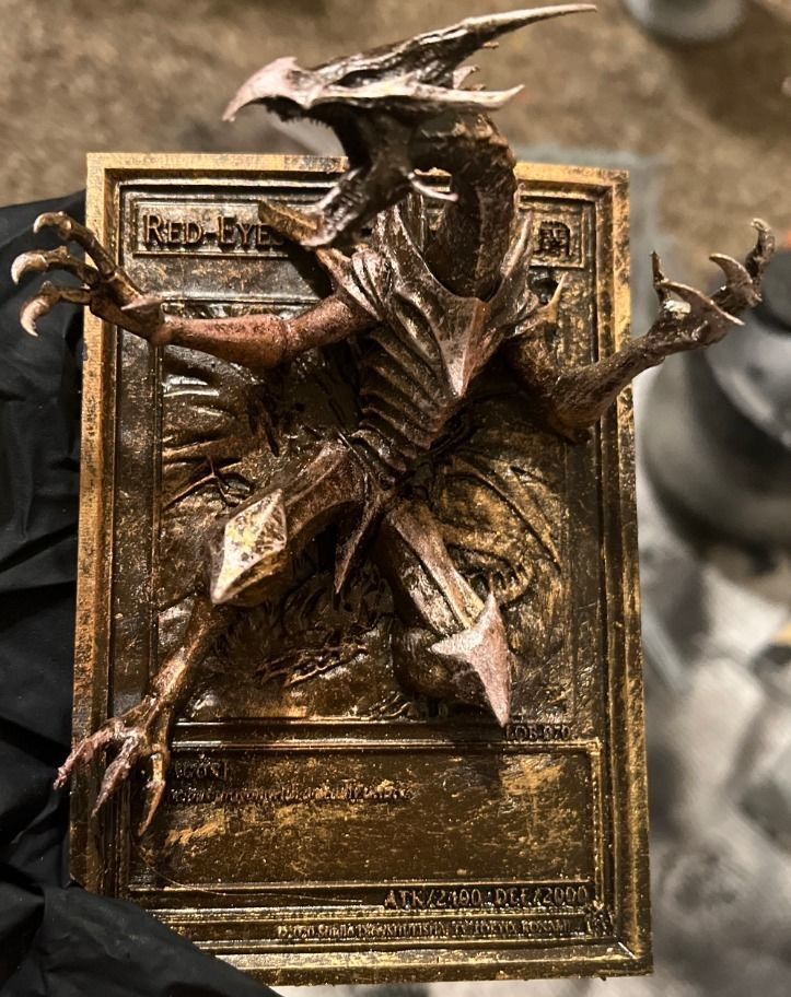 Red Eyes Black Dragon 3D 4D Card Custom YuGiOh 3D print model_4