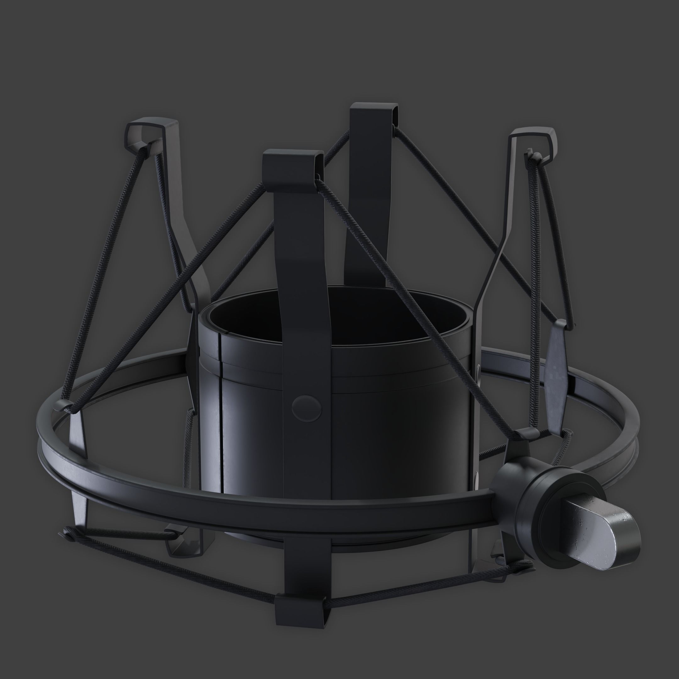 Audio-Technica AT2020 XLR Condenser Microphone 3D model_15