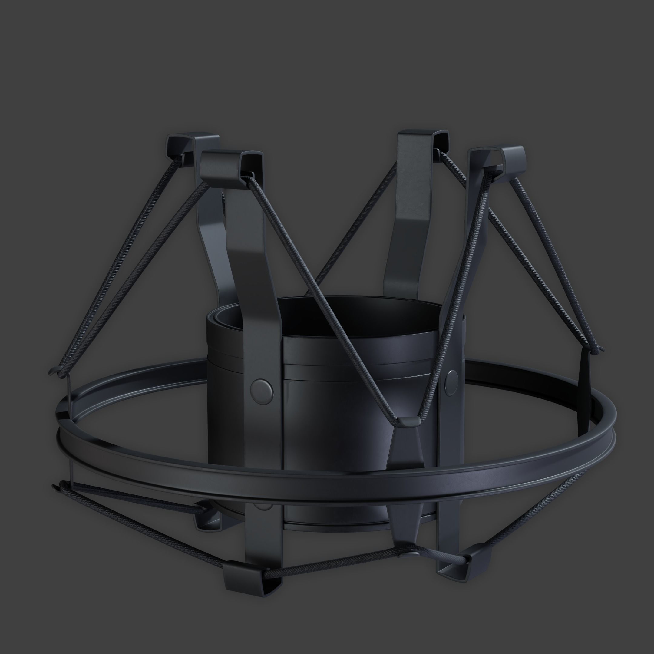 Audio-Technica AT2020 XLR Condenser Microphone 3D model_16